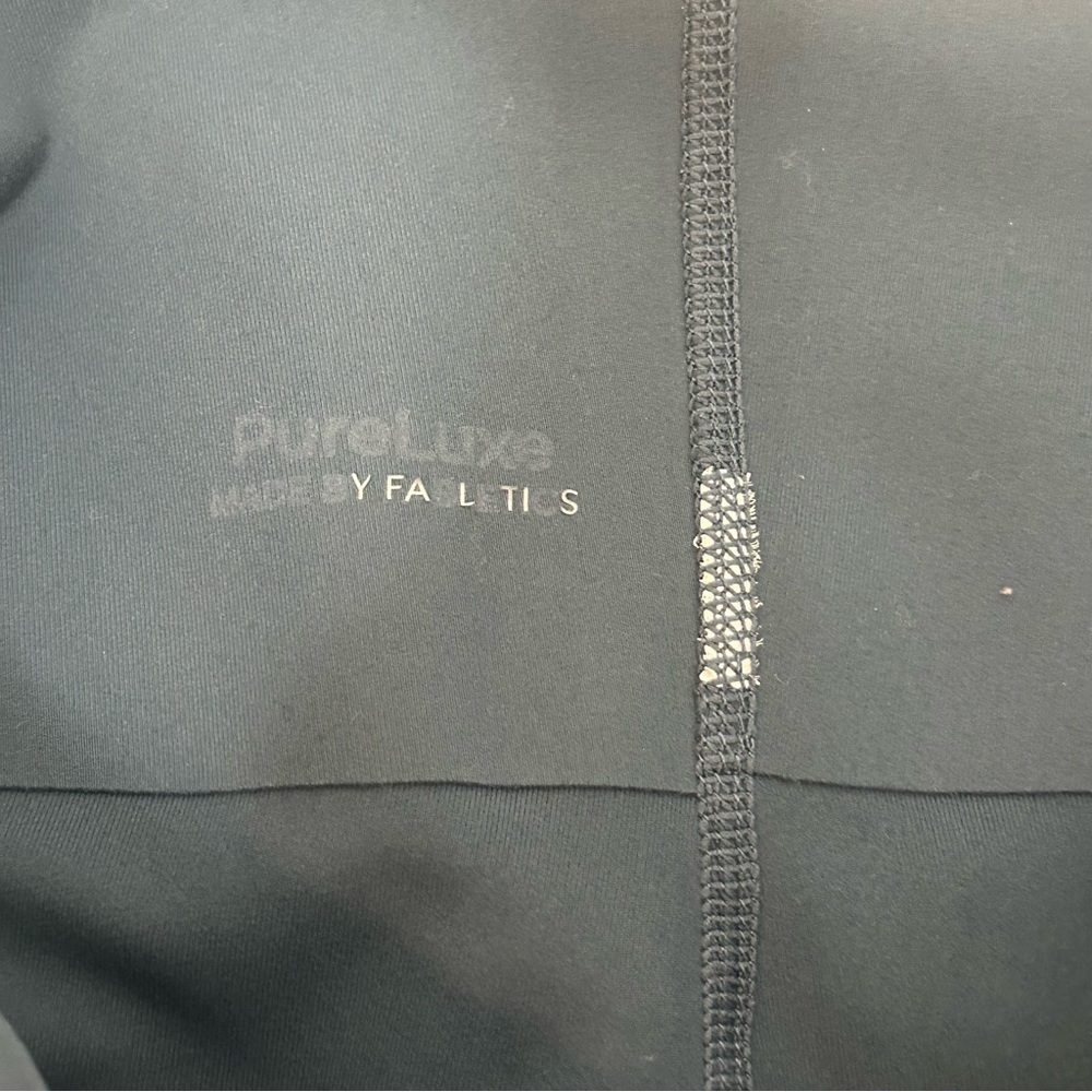 Fabletics Teal High Waisted Power Luxe Leggings - Picture 6 of 9